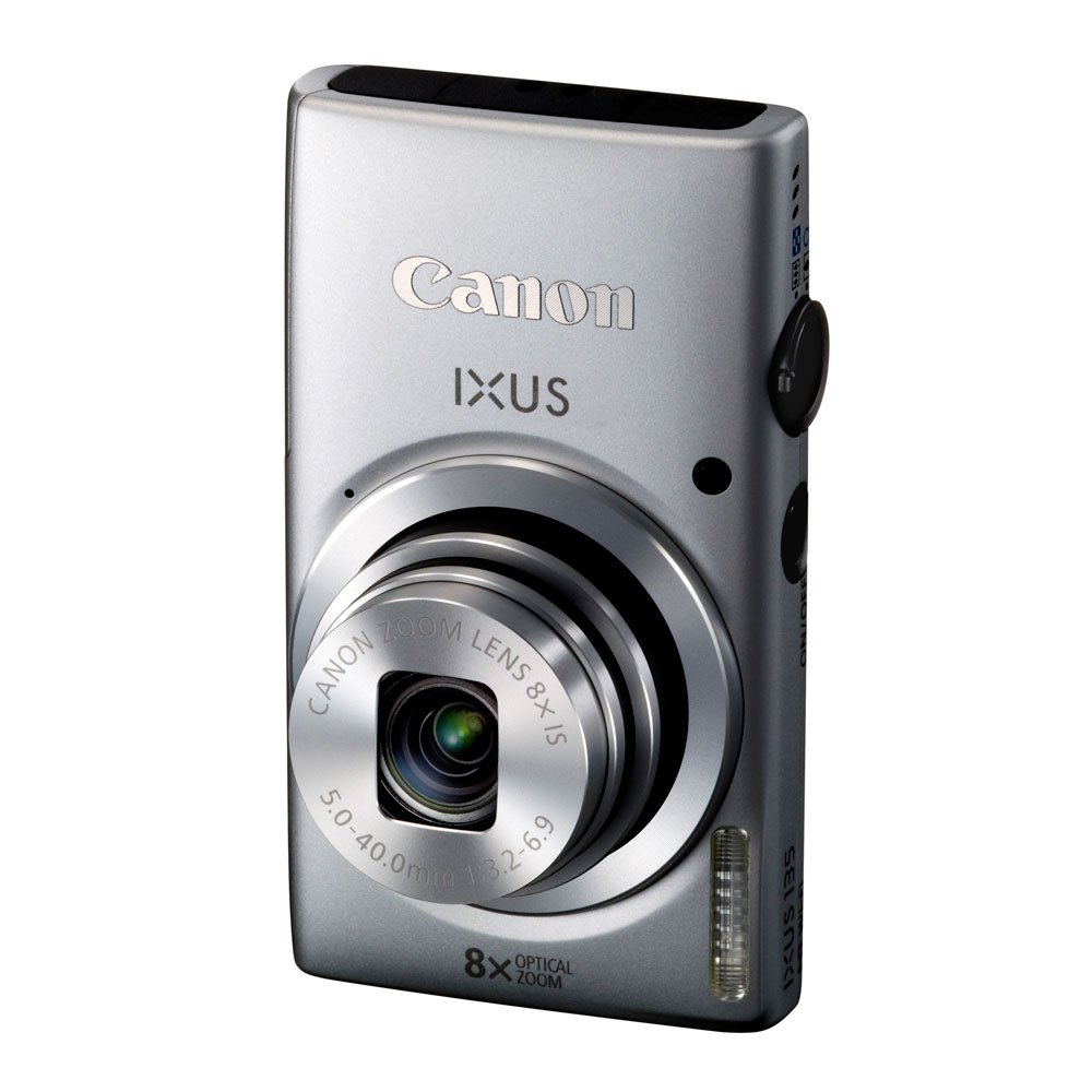 Buy Canon IXUS-135 16MP Point and Shoot Camera (Silver) with 8X